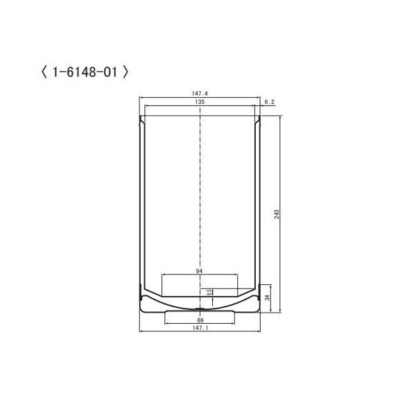 アズワン 真空断熱容器 3000mL BTC-3001 1個 1-6148-01（直送品