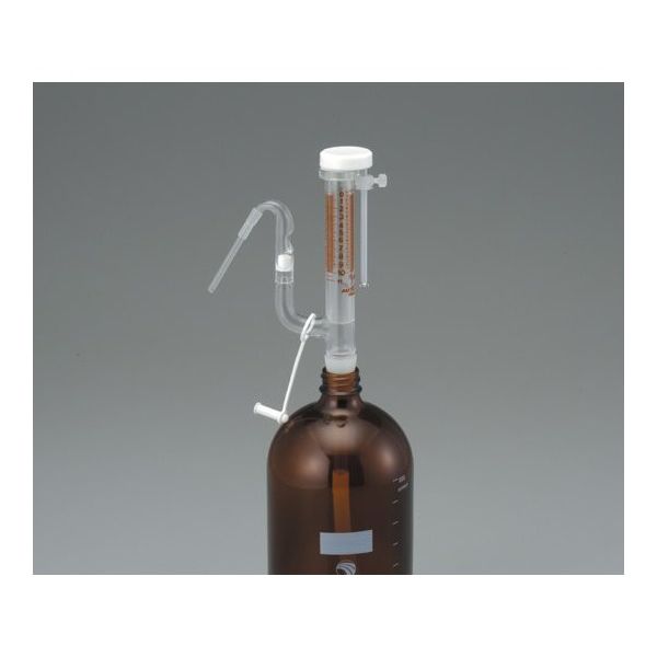 【60％OFF】 アズワン 2-5642-06 100mL オートビュレット(シリコン栓付・白) スタイリング剤
