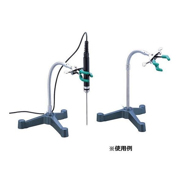 いラインアップ アズワン 2 1個 FAC-2 (フレキ部100mm) 温度計センサースタンド 研究用機器・計測機器