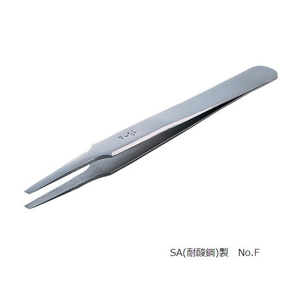 2-8028-20 MEISTER ピンセット SA(耐酸鋼)製 No.F F-SA 【AXEL