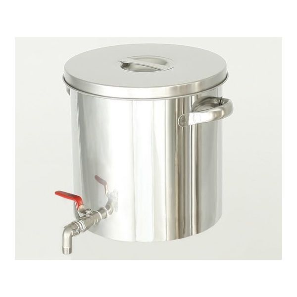 ステンレス製の36L円柱容器(蓋付き円柱バット) ステンレス製の36L円柱容器(蓋付き円柱バット)