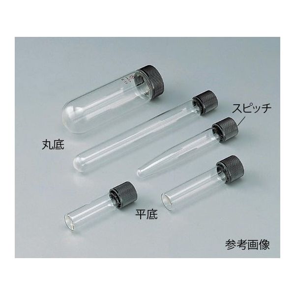 マルエム ねじ口試験管 φ13×100×φ7.8mm 7mL 1箱(100本入) NN-13