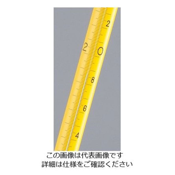 日本計量器工業 標準温度計（棒状）　Ｎｏ．１　０～５０℃　成績書付 6-7702-02 1本