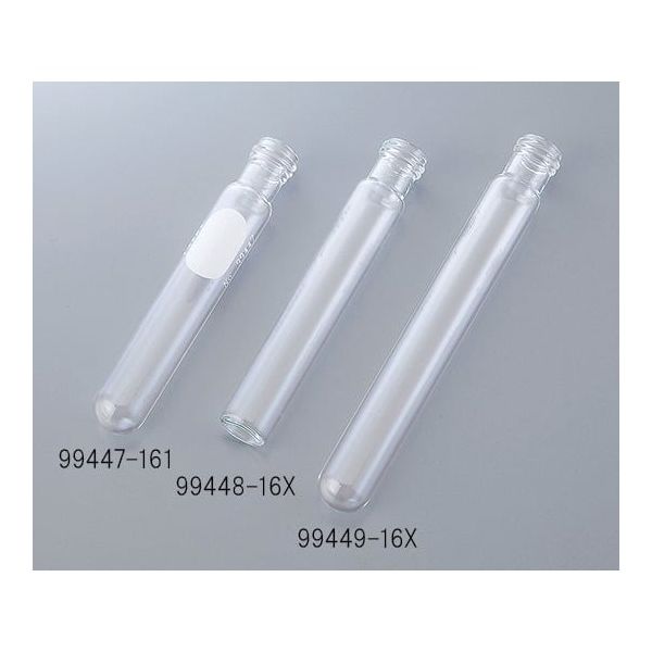 ディスポーサブルネジ付試験管 φ16×100mm スポット無し 1箱(1000本入