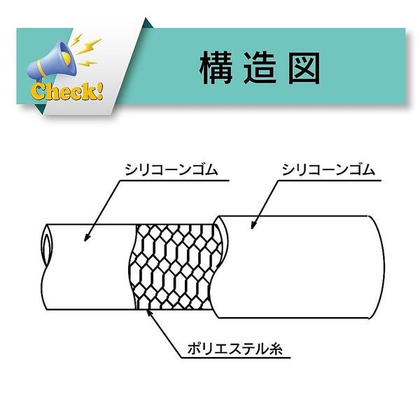 トヨックス 耐熱・食品用耐圧ホース トヨシリコーンホース 内径 トヨックス 耐熱・食品用耐圧ホース トヨシリコーンホース 内径