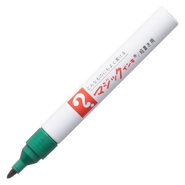 油性ペン マジックインキNo.500 細書き 緑 寺西化学工業 M500-T4 