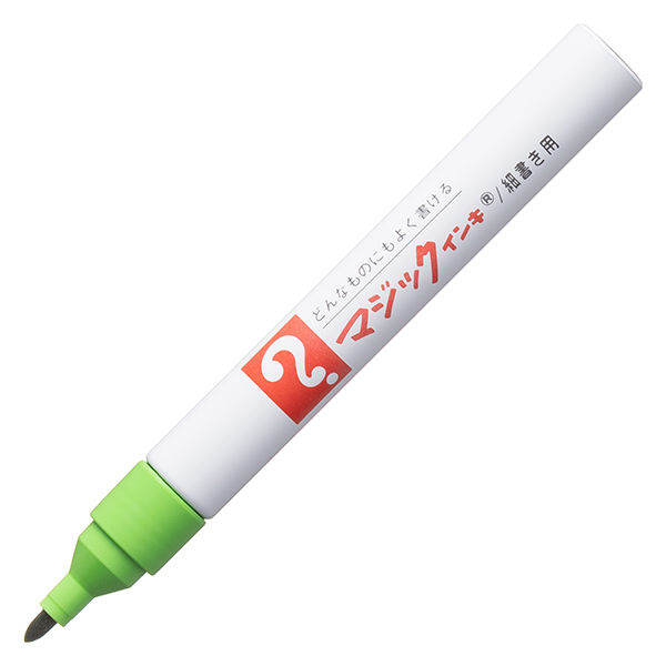油性ペン マジックインキNo.500 細書き 黄緑 寺西化学工業 M500-T9