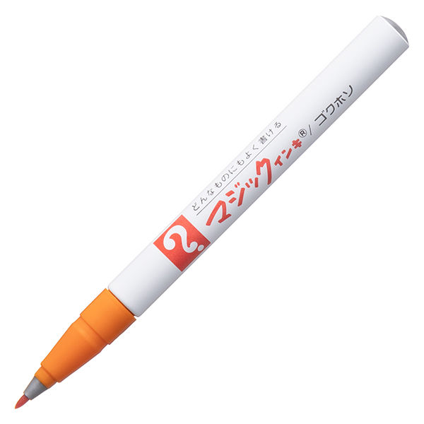 油性ペン マジックインキNo.700 極細 橙 寺西化学工業 M700-T7 - アスクル