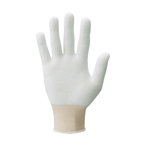 フィット手袋（インナー手袋） B0610 ホワイト Mサイズ 1袋（20枚入