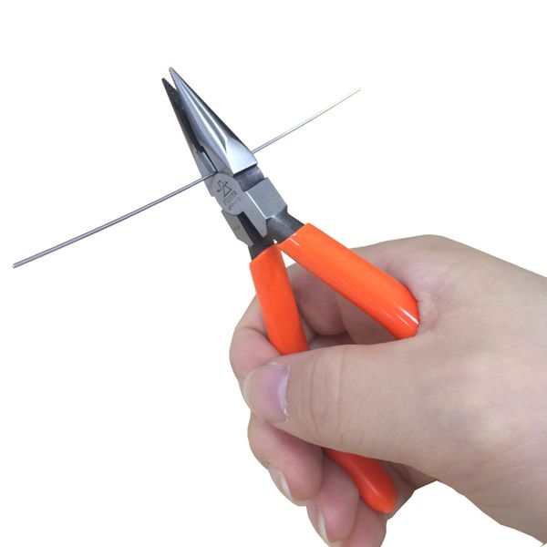 フジ矢 ミニテックミニショートノーズラジオペンチ(バネ付) 110mm MP9