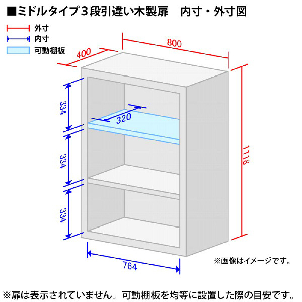 ARAN WORLD EIDOS（エイドス） TR収納ミドルタイプ A4 3段 引違い 木製扉 ダークブラウン 1台（2梱包）（取寄品） - アスクル