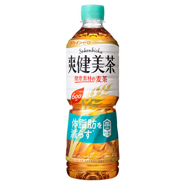 機能性表示食品】爽健美茶 健康素材の麦茶 600ml 1箱（24本入） - アスクル