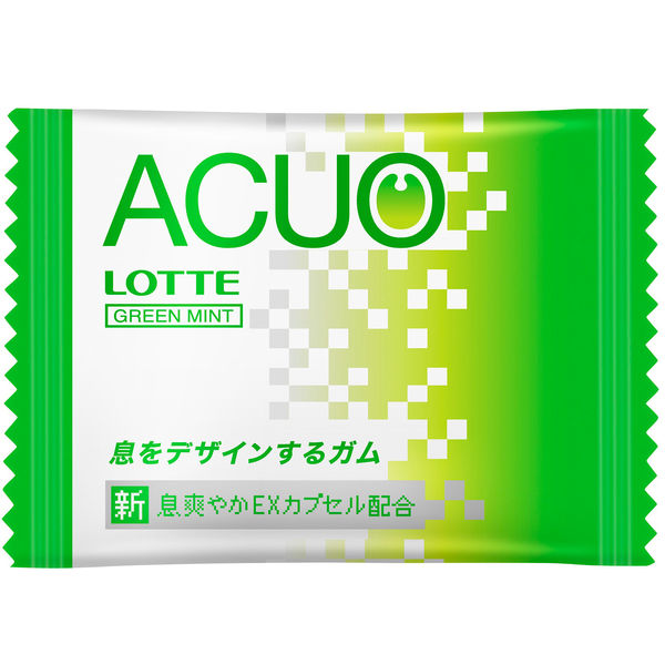 ロッテ ACUO＜グリーンミント＞ 1パック（2粒×100袋） - アスクル