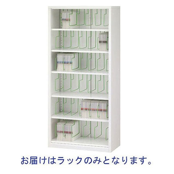 【組立設置込】Ceha スチールカルテラック A4ヨコ置き 6段 幅880×奥行400×高さ1850mm 1台（2梱包）