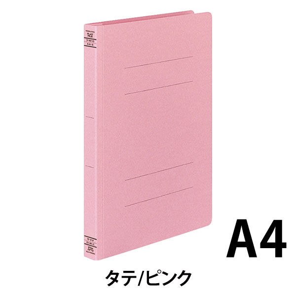 コクヨ　フラットファイルW厚とじ　A4タテ　10冊　ピンク　フ-W10NP