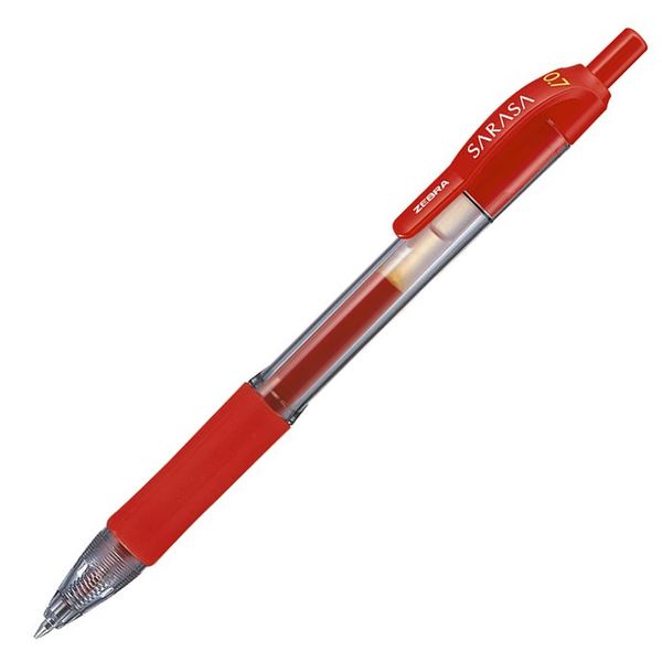 ゲルインクボールペン サラサ 0.7mm 赤 JJB3-R ゼブラ - アスクル