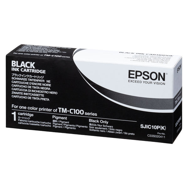 エプソン（EPSON） 純正インク SJIC10PK ブラック 1個