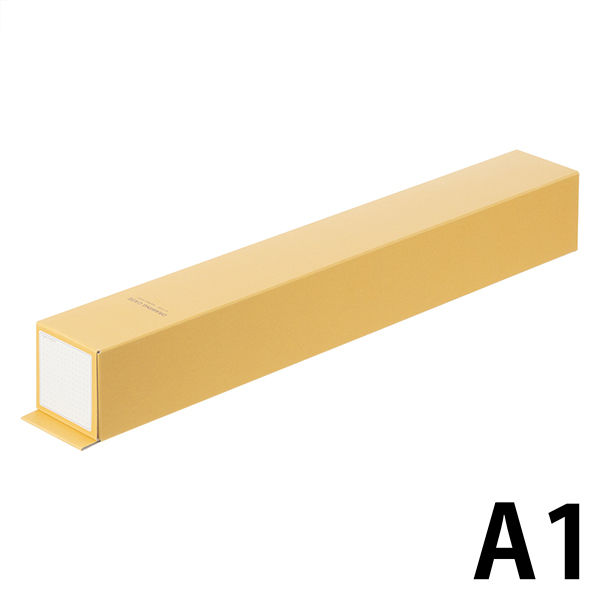 コクヨ 図面用角筒（クラフトタイプ） A1用 長さ622（+20）mm 1セット 