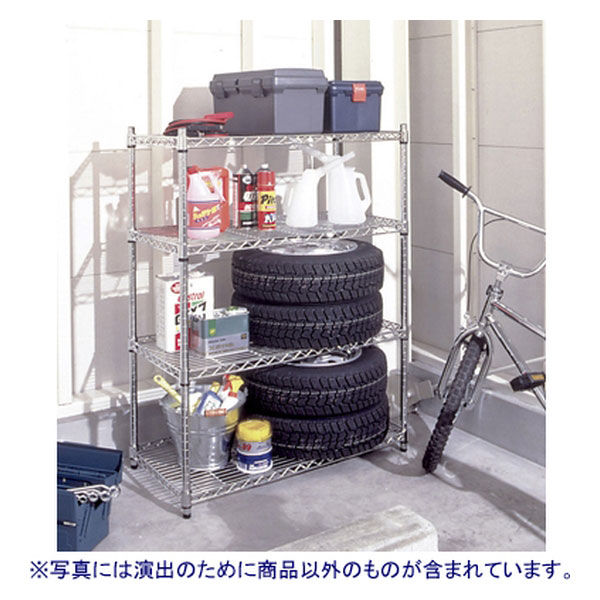 楽天市場】アイリスオーヤマ メタルラック 4段 91 46 156の通販