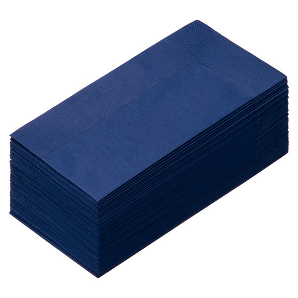 カラーナプキン8つ折 業務用パック 1箱（2000枚入） ネイビー - アスクル