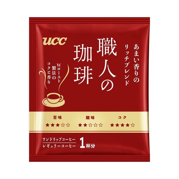 UCC 職人の珈琲 ドリップコーヒー ３種類 ４箱 合計400杯分 LOHACO - 【ドリップコーヒー】UCC 職人の珈琲 ワンドリップ