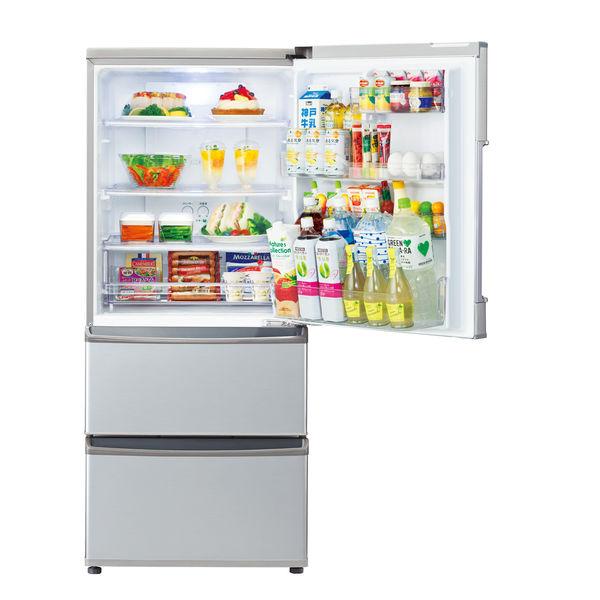 アクア 3ドア冷凍冷蔵庫 272L 自動製氷 旬鮮チルド AQR-SV27G(T)グロス 