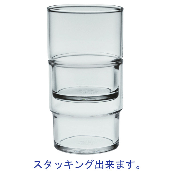 東洋佐々木ガラス スタックタンブラー 200ml 1セット（36個：6個入×6箱） - アスクル