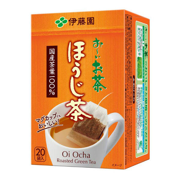 水出し可】伊藤園 おーいお茶 ほうじ茶ティーバッグ 1.8g 1セット（100バッグ：20バッグ入×5箱） エコティーバッグ アスクル