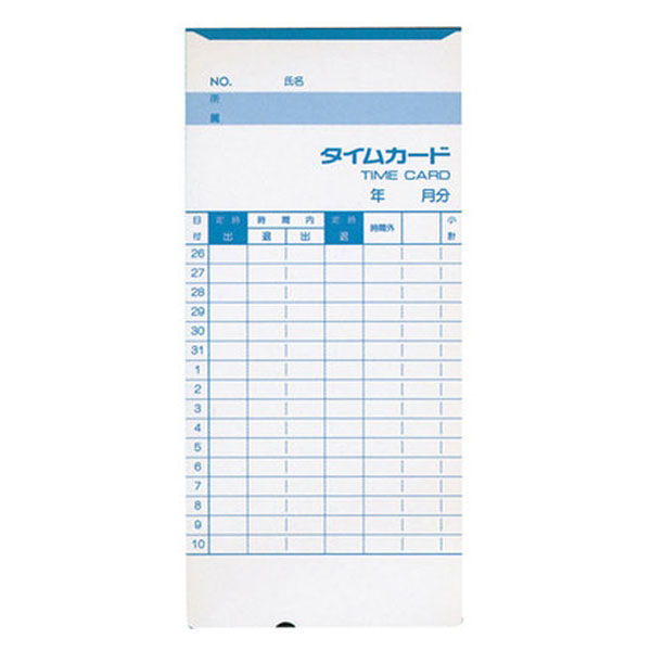 【新品】（まとめ） アマノ タイムカード （標準）Cカード 1箱入 【×3セット】