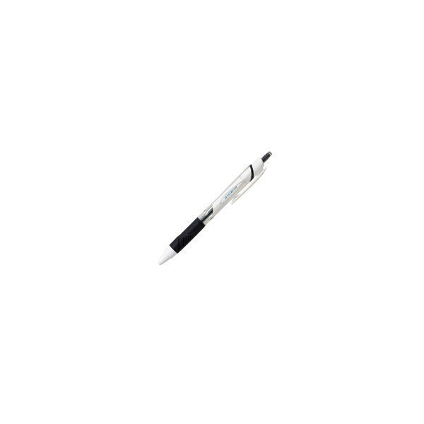 油性ボールペン ジェットストリーム単色 0.5mm 白軸 黒インク 10本 SXN