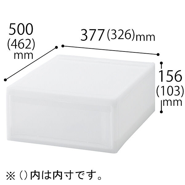 引き出し収納 システムケースS A3対応 3個 リス - アスクル