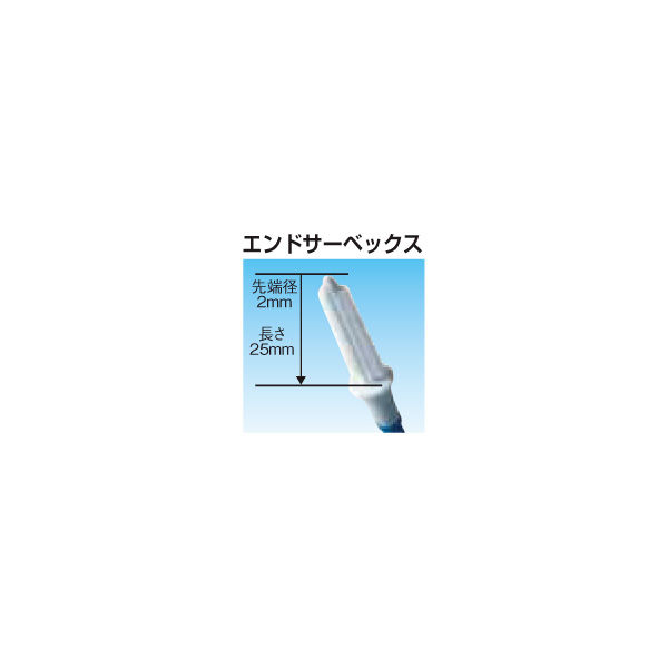 原田産業 エンドサーベックスブラシ 3060-001 1箱（100本入） - アスクル