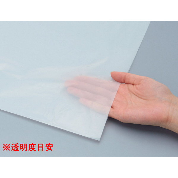 まとめ）日本サニパック 容量表記ポリ袋 白半透明 90L HT92 1パック