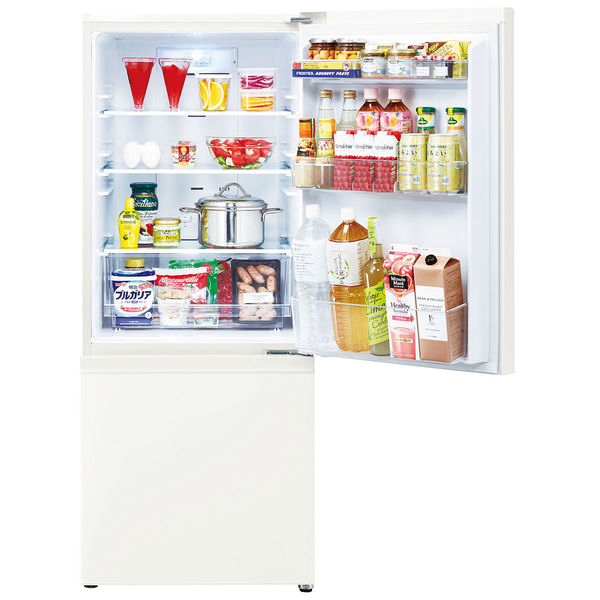 AQUA 2ドア冷凍冷蔵庫 184L AQR-18H（W）