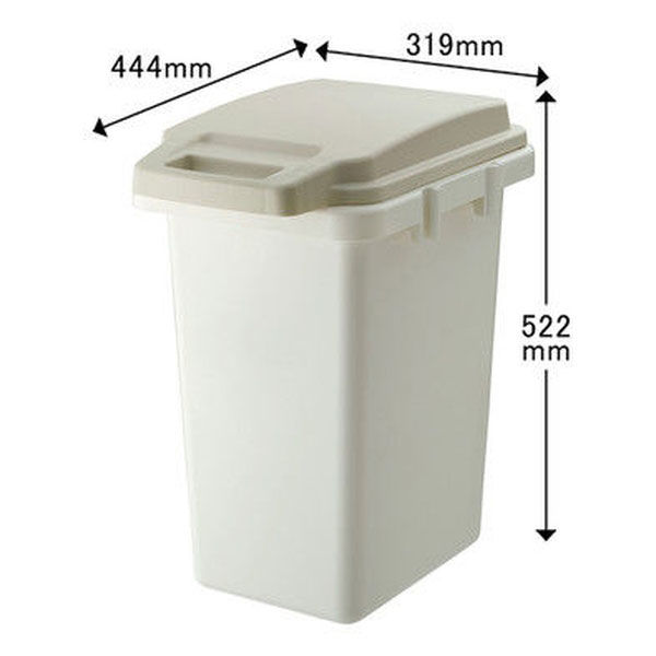 リス ワンハンドパッキンペール33L 防臭 1個 ゴミ袋30L ふた付ゴミ箱