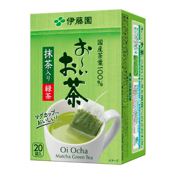 水出し可】伊藤園 おーいお茶 緑茶 (抹茶入り) エコティーバッグ 1