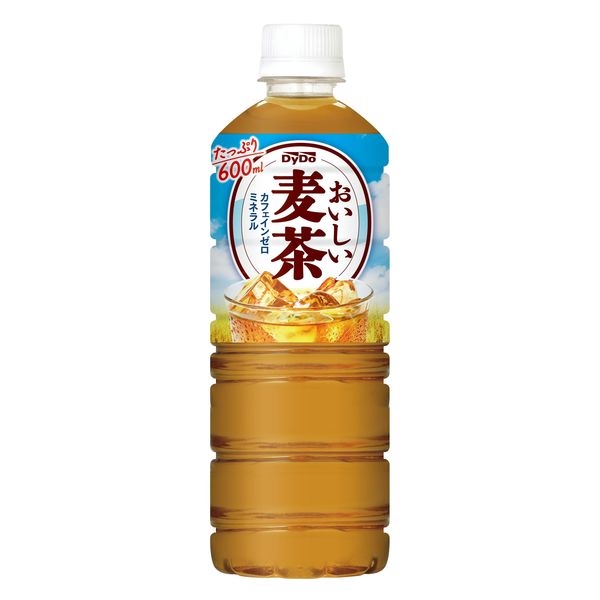 ダイドー おいしい麦茶 600ml 1箱（24本入） - アスクル