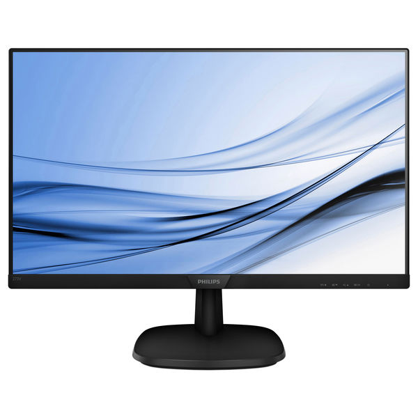 まとめ買い割対象】フィリップス 27インチワイド液晶モニター 273V7QDAB/11 フルHD(1920×1080)/HDMI/D-sub/DVI-D  1台 - アスクル