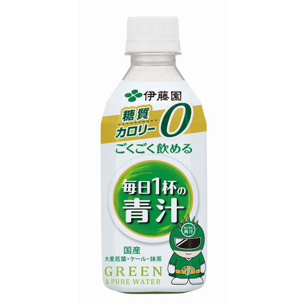 伊藤園 ごくごく飲める 毎日1杯の青汁 350g 1箱（24本入） - アスクル