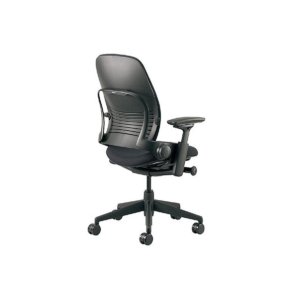 Steelcase リープチェア肘付きブラックフレーム5F17/ブラック （直送品