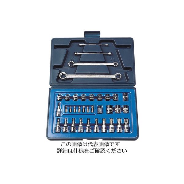 エスコ（esco） 3/8”DR ソケットレンチセット 1セット EA617CC-53