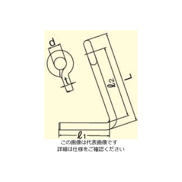 エスコ 750kg パイプ用吊フック EA987NG-3 1個（直送品） - アスクル