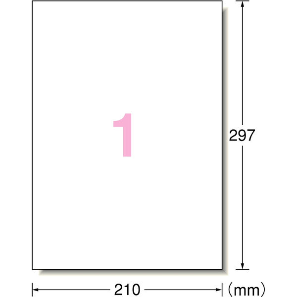 エーワン ラベルシール キレイにはがせる 表示・宛名ラベル プリンタ