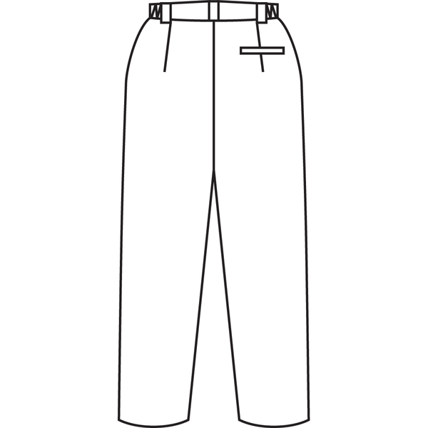 住商モンブラン メンズパンツ ホワイト L 52-743 白衣（直送品