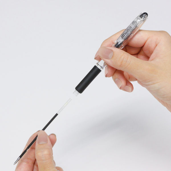 ボールペン替芯 単色用 K-0.5mm芯 黒 40本 BRS-6A-K-BK ゼブラ - アスクル
