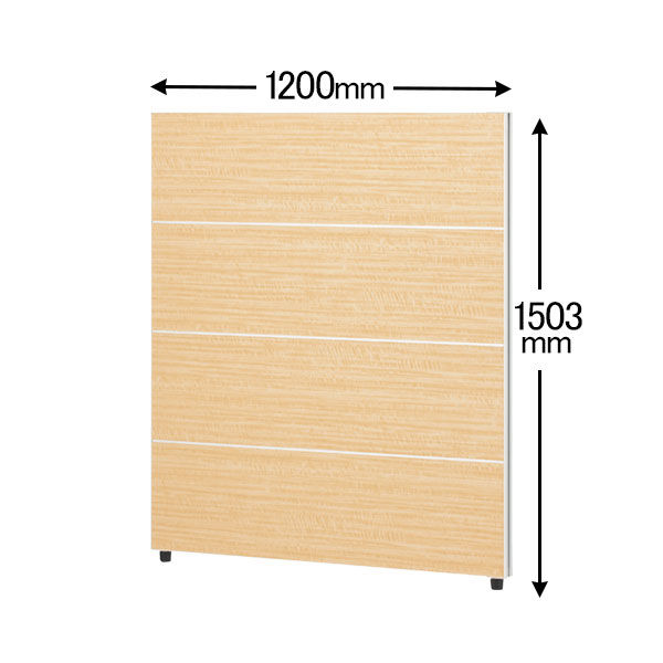 サンテック CFパネル 木目調 ブロックパネル シカモア 高さ1503×幅1200mm CF-1215NA 1枚 - アスクル