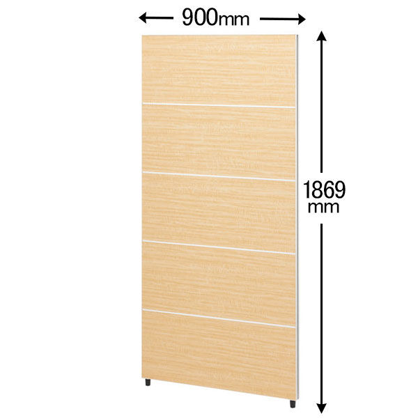 サンテック CFパネル 木目調 ブロックパネル シカモア 高さ1869×幅900mm CF-0919NA 1枚 - アスクル