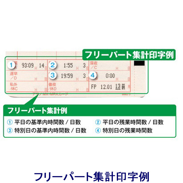 アマノ　集計タイムレコーダー　MX-300