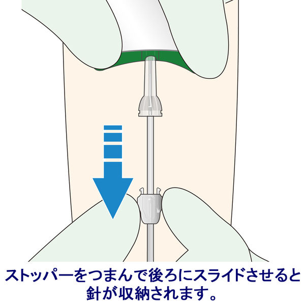 ニプロ セーフタッチPSVセット（安全型翼状針） 22G×3/4 ハード
