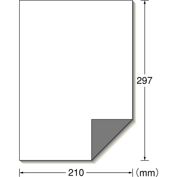 エーワン ラベルシール 下地が隠せる 訂正・修正用 プリンタ兼用